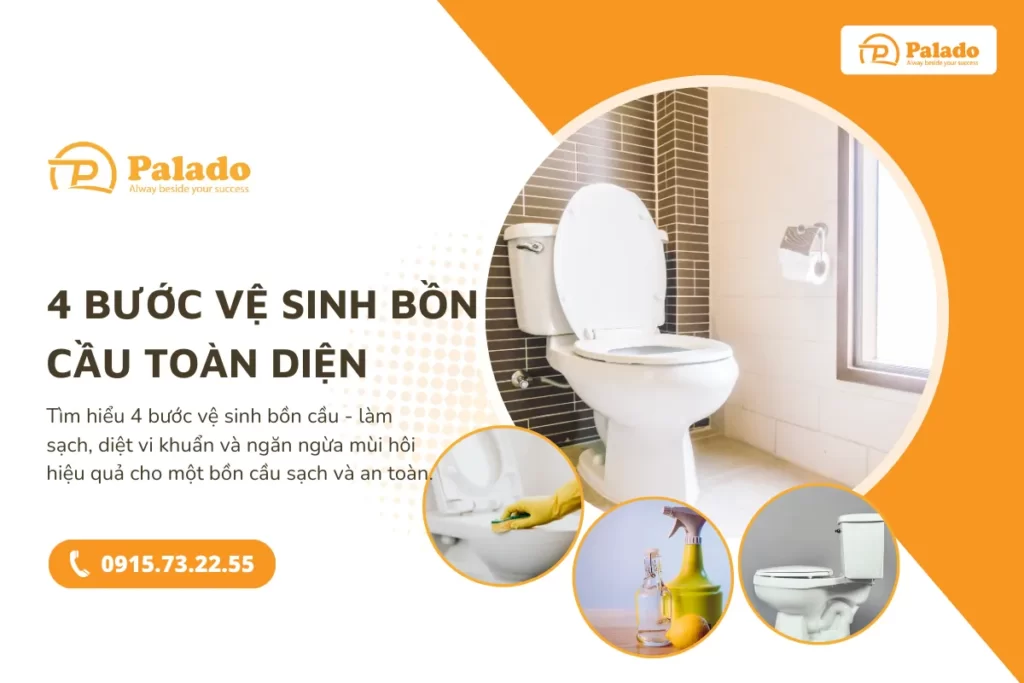 4 bước vệ sinh bồn cầu toàn diện, sạch khuẩn hiệu quả_6