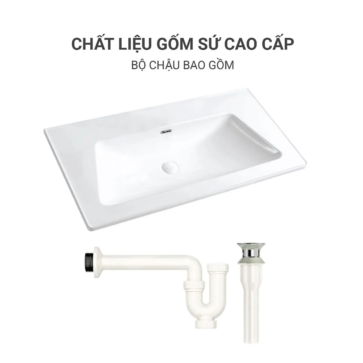 Chậu rửa lavabo âm bàn Palado PLD669A