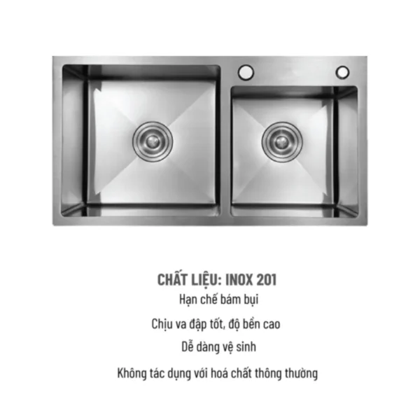 Chất liệu Inox 201