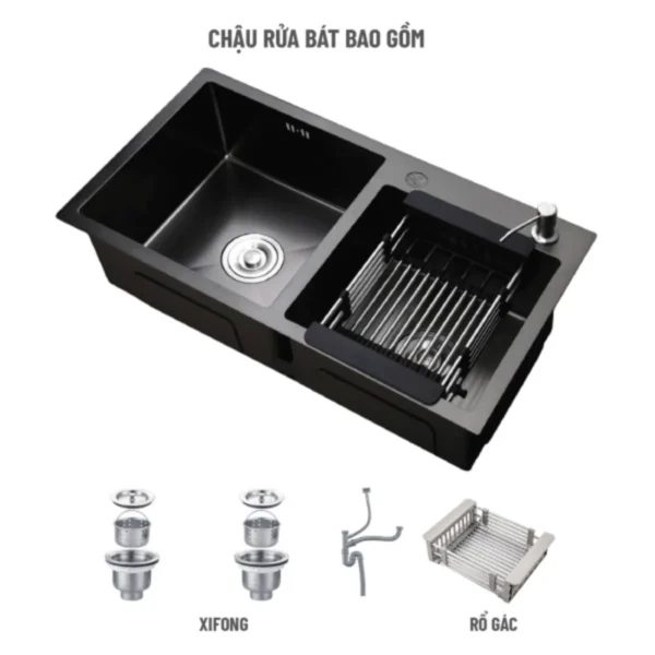 Đặc điểm tiện ích của chậu rửa bát Palado PLD655G