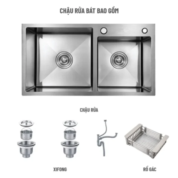 Những điểm đặc biệt tiện ích của chậu rửa Palado PLD655F