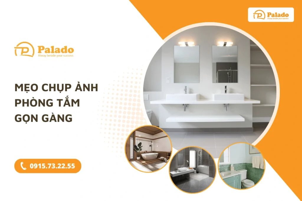 Mẹo Chụp Ảnh Phòng Tắm Gọn Gàng