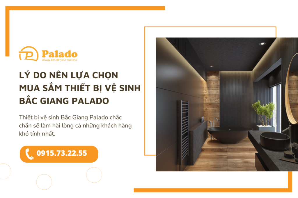 thiết bị vệ sinh Bắc Giang Palado