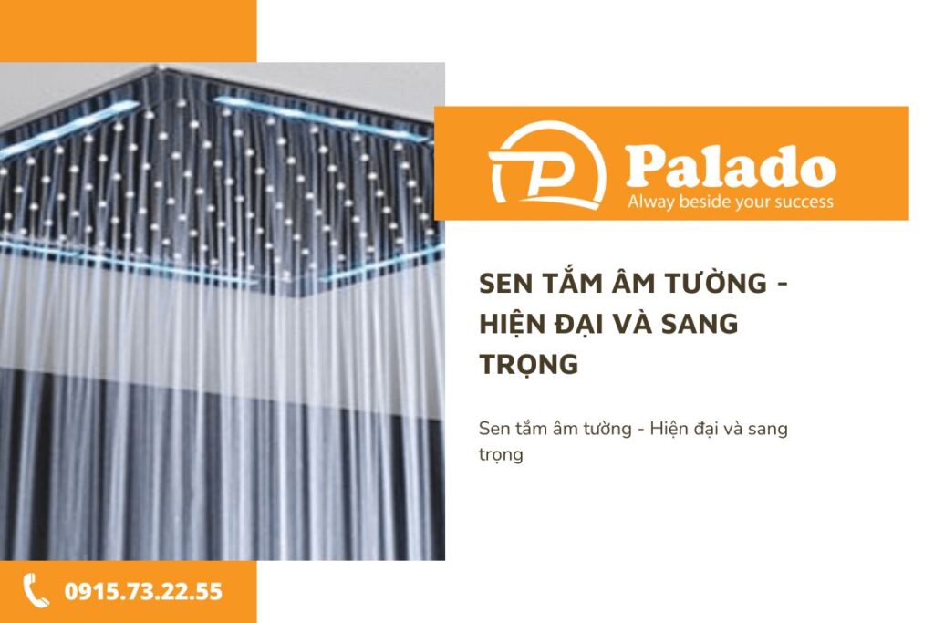 Sen tắm âm tường - Hiện đại và sang trọng