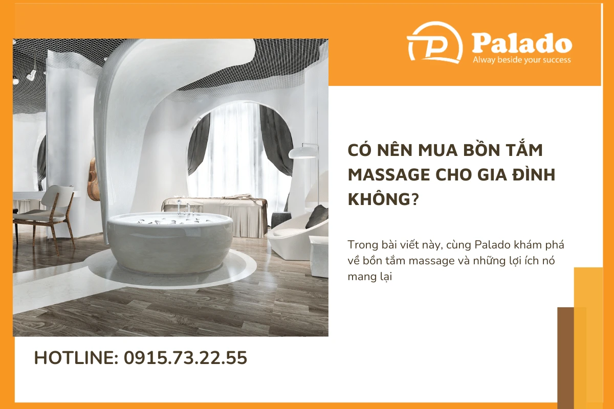 Có nên mua bồn tắm massage cho gia đình không