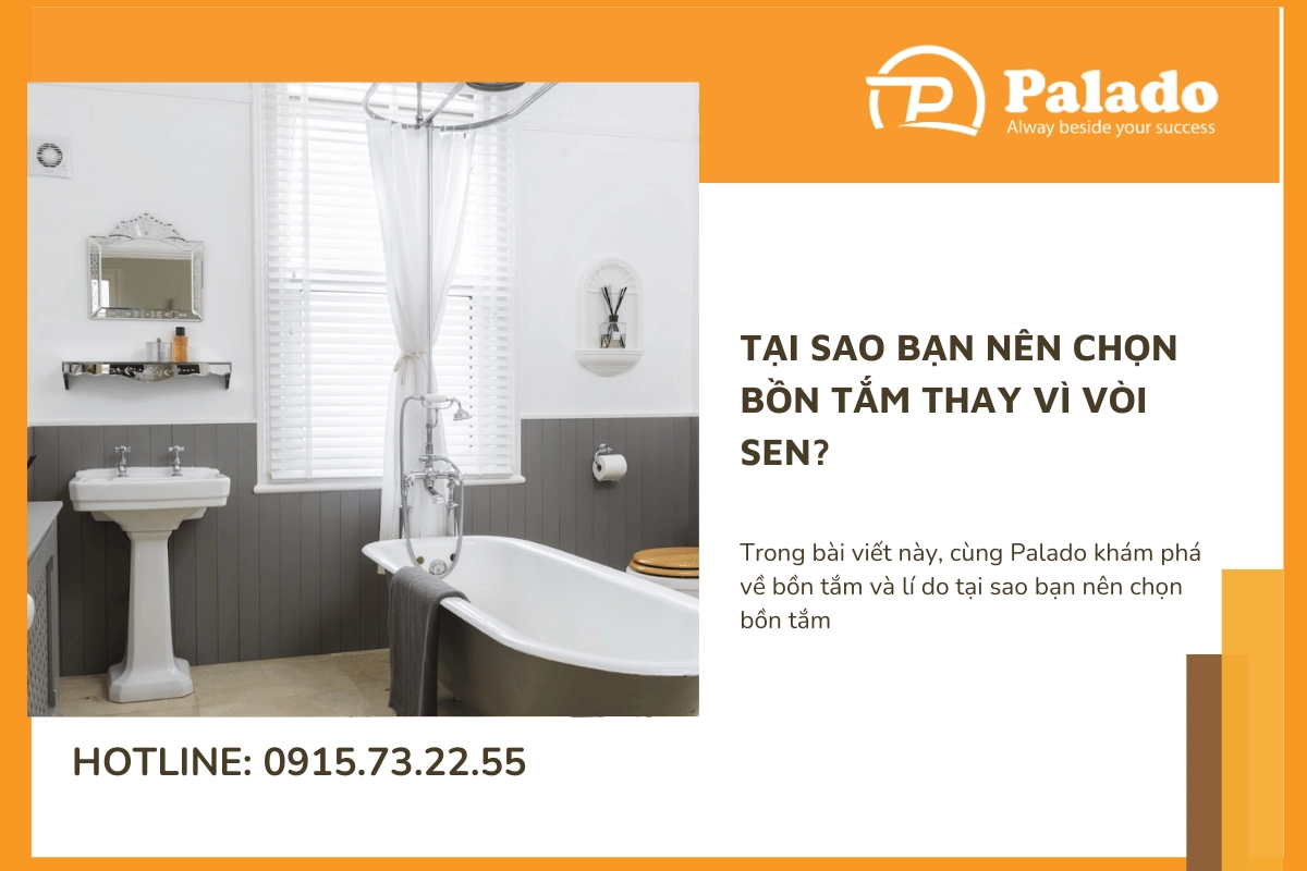 Tại Sao Bạn Nên Chọn Bồn Tắm Thay Vì Vòi Sen