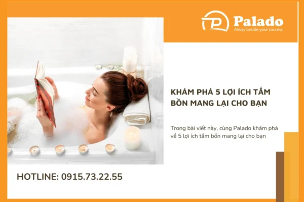 Khám phá 5 lợi ích tắm bồn mang lại cho bạn