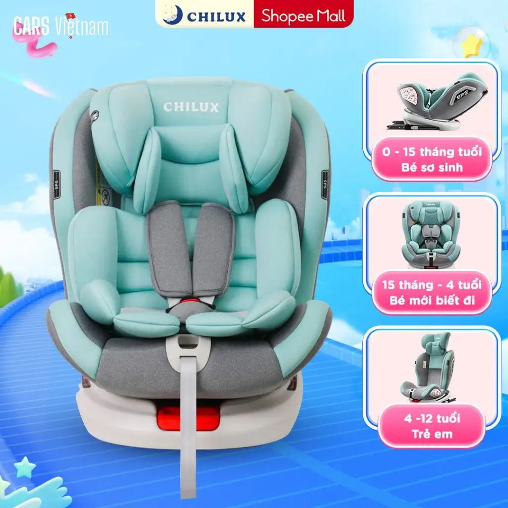Ghế ngồi ô tô cho bé CHILUX ROY 360 I CS008 An toàn, tiện lợi cùng bé đồng hành trên mọi nẻo đường
