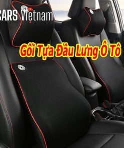Gối tựa đầu và lưng cao su non ngồi ghế ô tô