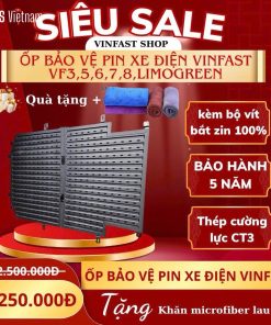 Tấm ốp bảo vệ pin Sicher xe điện Vinfast VF3,5,6,7,8,Limogreen