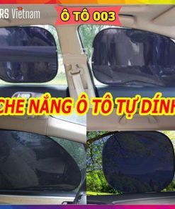Tấm che nắng cao su non cửa bên ô tô, xe hơi - Tự hút không cần đế hích