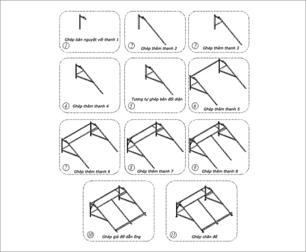 Cách lắp đặt máy nước nóng năng lượng mặt trời