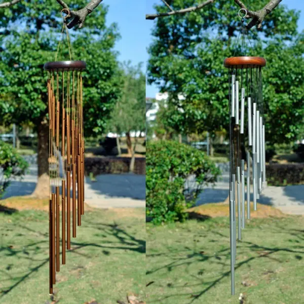 Chuông gió trang trí sân vườn mini theo phong thủy