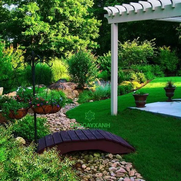 Mẫu nhà vườn nhỏ đẹp theo mệnh mộc