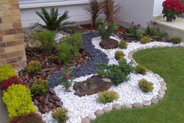 Mẫu đá trang trí sân vườn