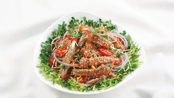 Rau muống mầm chế biến thành nhiều món ngon