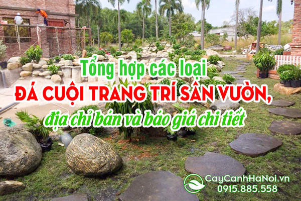 Tổng hợp các loại đá cuội trang trí sân vườn