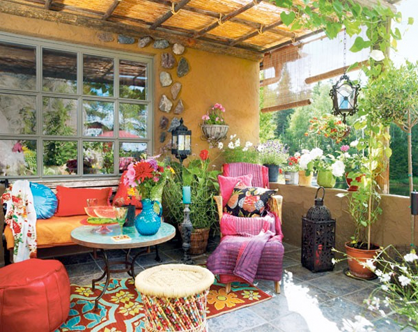 trang-trc3ad-sc3a2n-thc6b0e1bba3ng-theo-phong-cc3a1ch-boho trang trí sân thượng theo phong cách boho