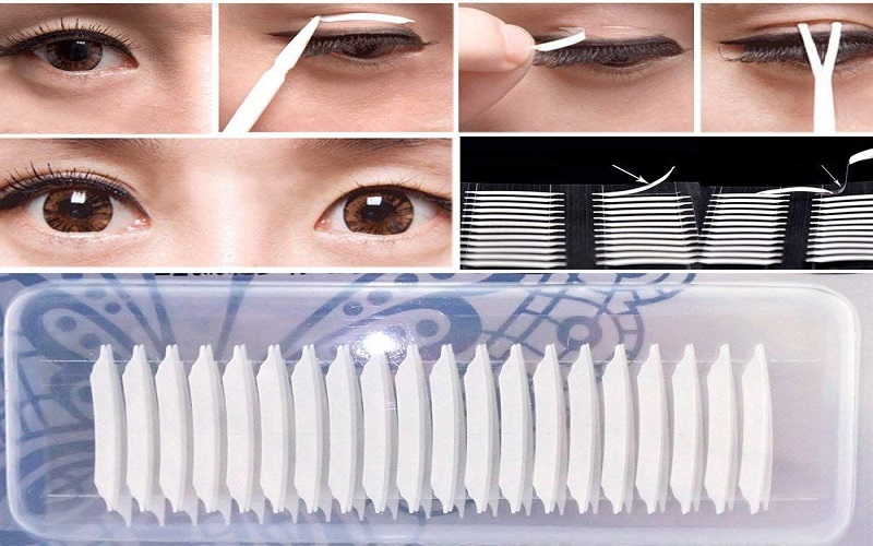 Theo các nhà makeup chuyên nghiệp thì nên sử dụng miếng dán kích mí trước khi trang điểm