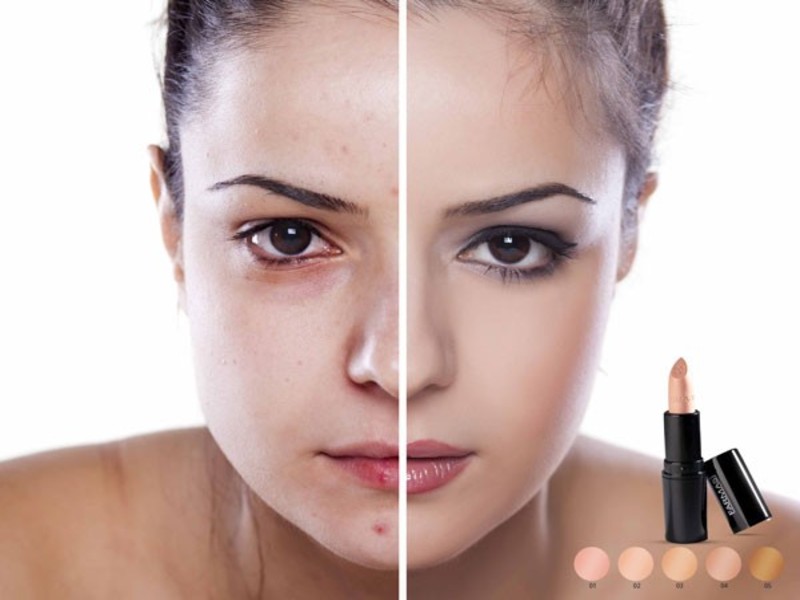 Trang điểm sẽ giúp bạn che đi nhiều khuyết điểm