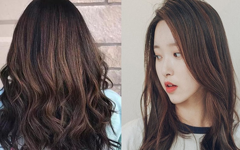 Nâu đen ánh khói lấp lánh là sự lựa chọn tuyệt vời khi muốn thay đổi phong cách