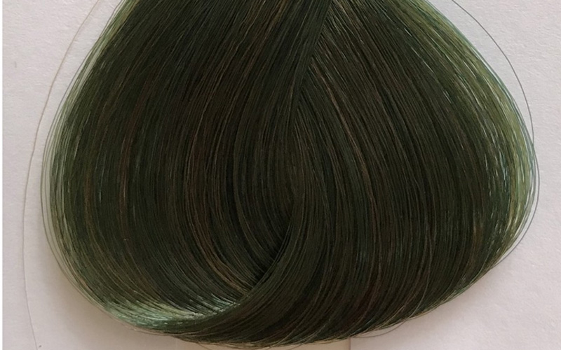 Tóc màu rêu đen đậm