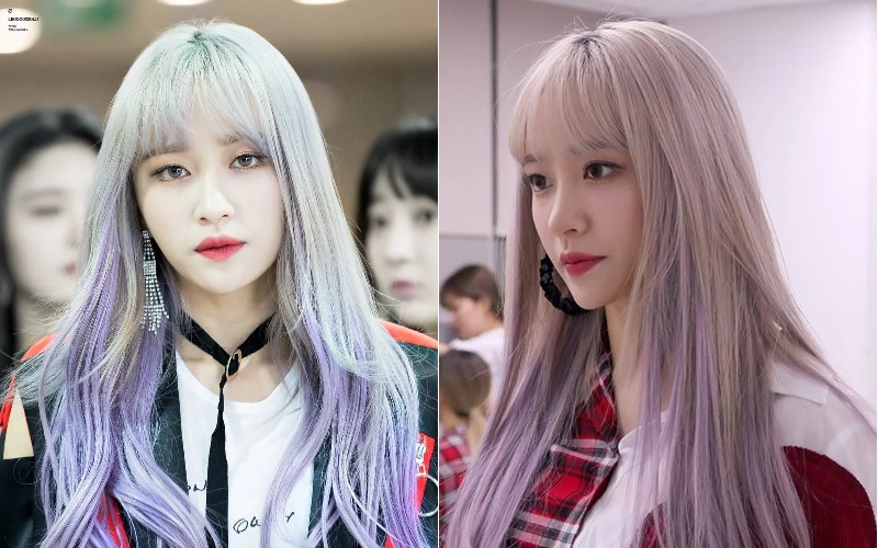 Nổi bật cùng với kiểu tóc ombre màu bạch kim