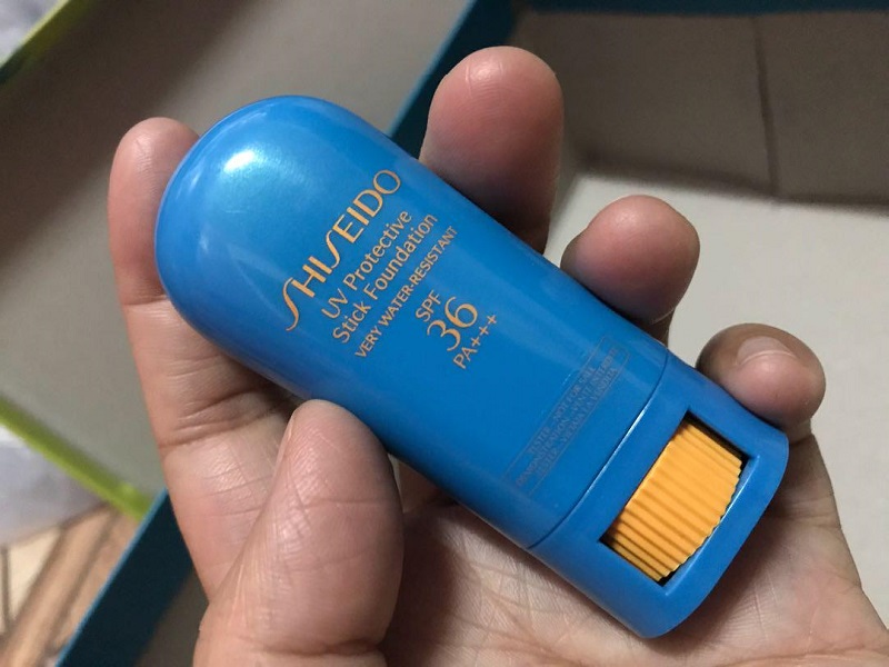 Shiseido UV Protective Stick Foundation có khả năng chống thấm nước