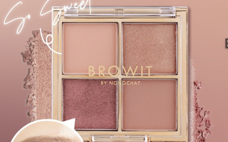 Phấn mắt Browit Eyeshadow Palette màu trung tính siêu dễ dùng