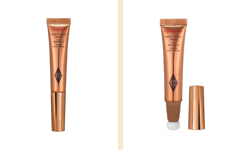 Charlotte Tilbury Hollywood Beauty Light Wand có thiết kế đầu cọ đặc biệt
