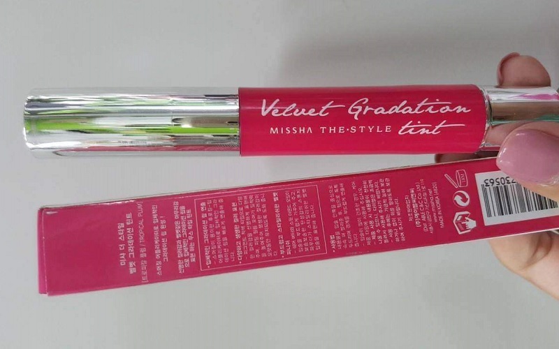 Tint Missha The Style Velvet Gradation có kết cấu mềm, mịn và mỏng