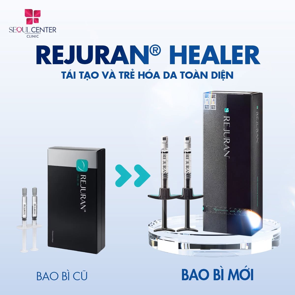Rejuran Healer là sản phẩm tái tạo và trẻ hóa da toàn diện được sản xuất bởi thương hiệu Hàn Quốc