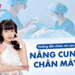 Hướng dẫn chăm sóc sau nâng cung chân mày