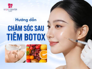 Hướng dẫn chăm sóc sau tiêm Botox