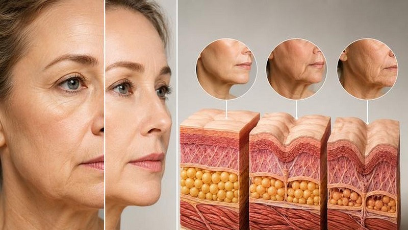 Dịch vụ căng da phù hợp với những ai có tình trạng da chảy xệ, rãnh cười sâu, da nhăn nheo
