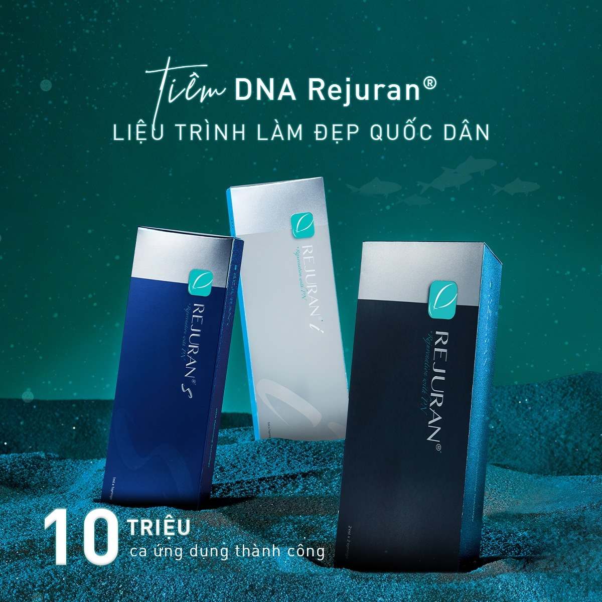 Rejuran có nhiều loại, mỗi loại điều trị những vấn đề của da khác nhau
