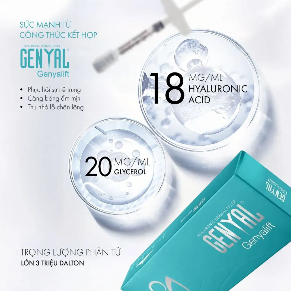 Sản phẩm sở hữu công thức đặc biệt kết hợp Hyaluronic Acid và Glycerol