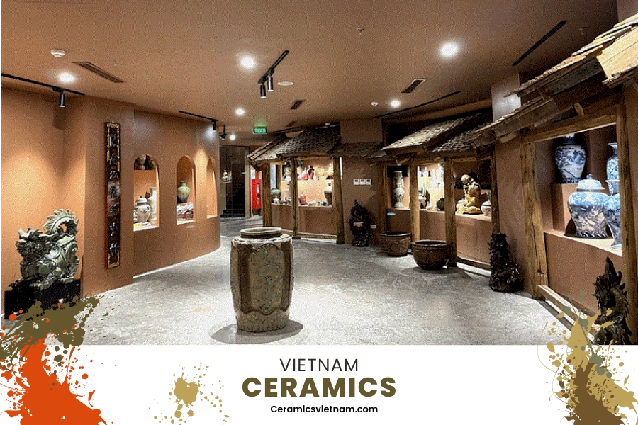 A room in the Bat Trang Ceramics Museum.