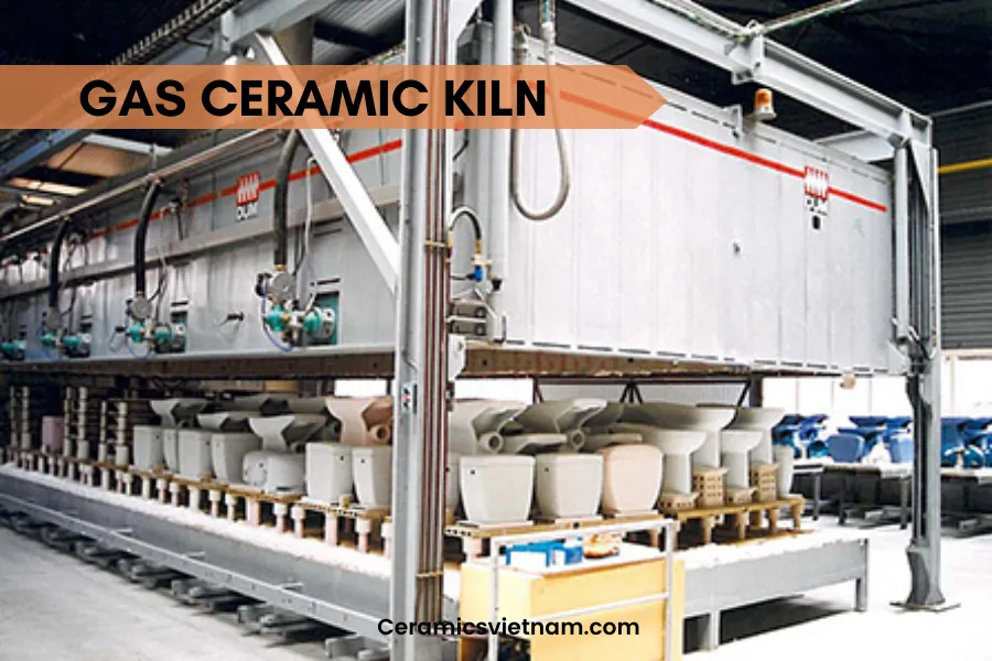 Gas ceramic kiln