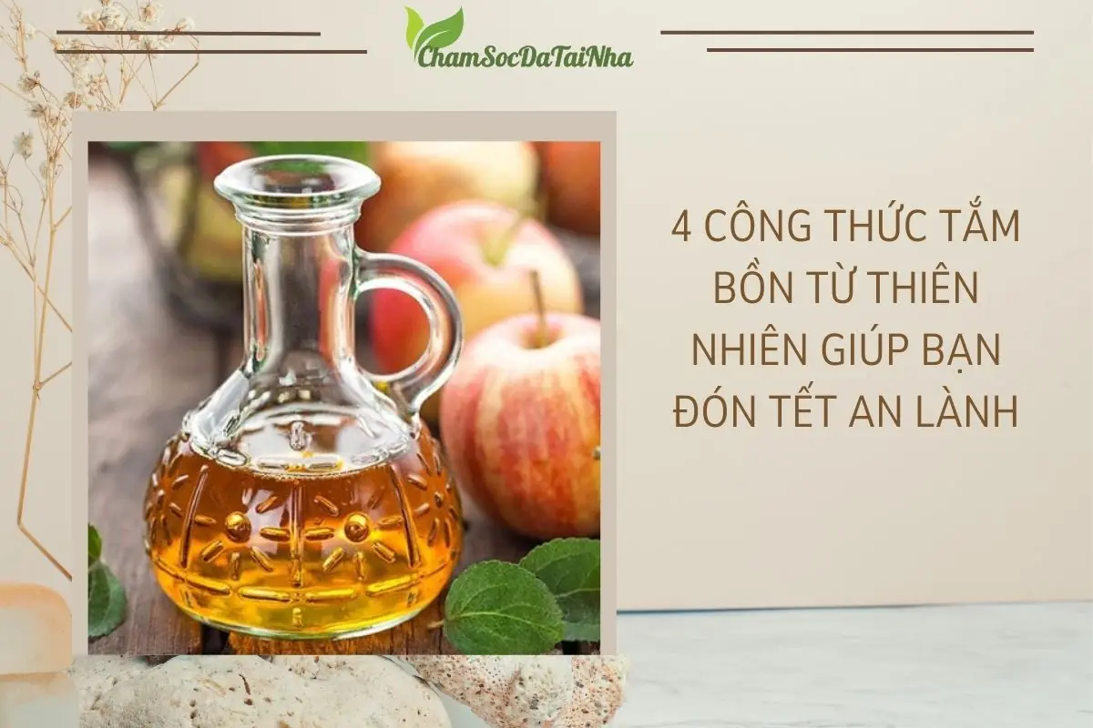 tắm bồn (5) Pha nước bằng giấm