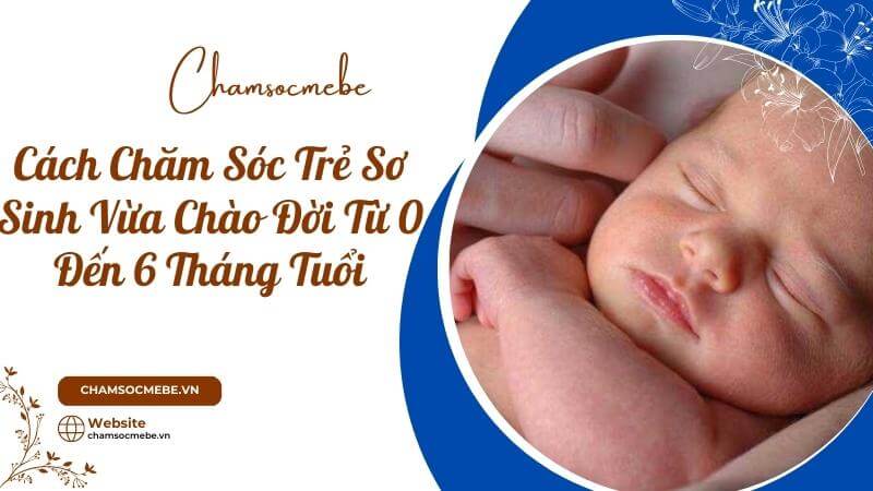 chamsocmebe.vn - Cách chăm sóc trẻ sơ sinh vừa chào đời từ 0 đến 6 tháng tuổi