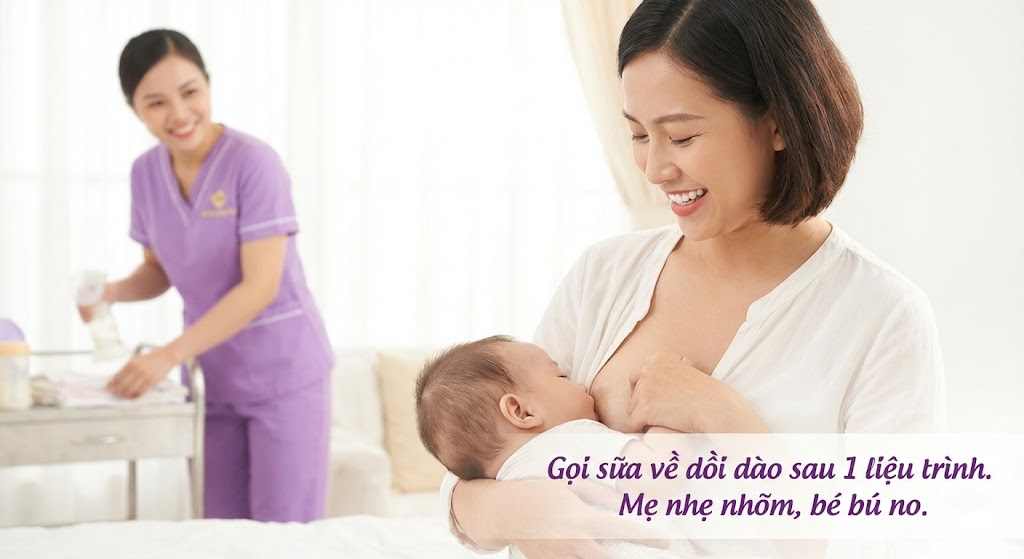 liệu trình lấy lại sữa