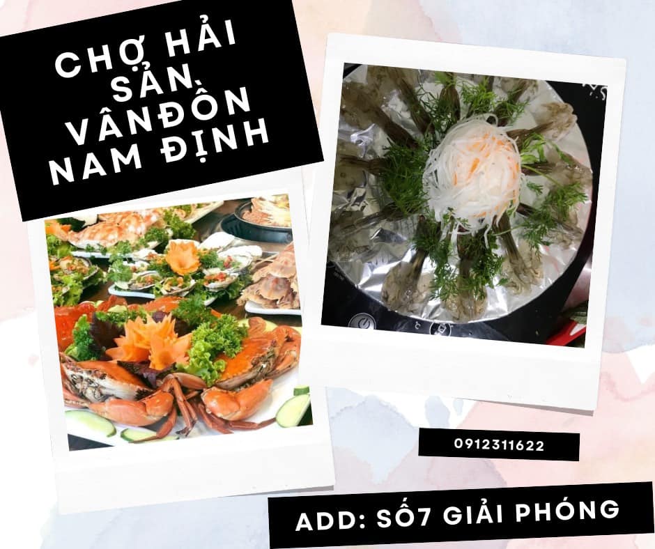 Cho hai san tuoi ngon gia ca hop ly tai Nam Dinh Cho Hai San Van Don Nam Dinh 098 487 35 61