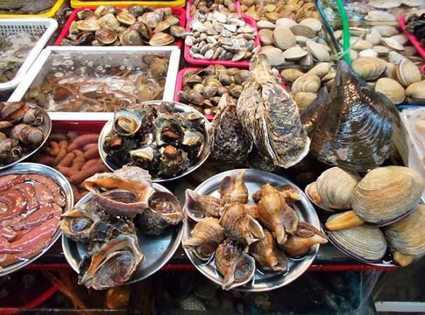vựa hải sản tươi sống tại Nam Định
