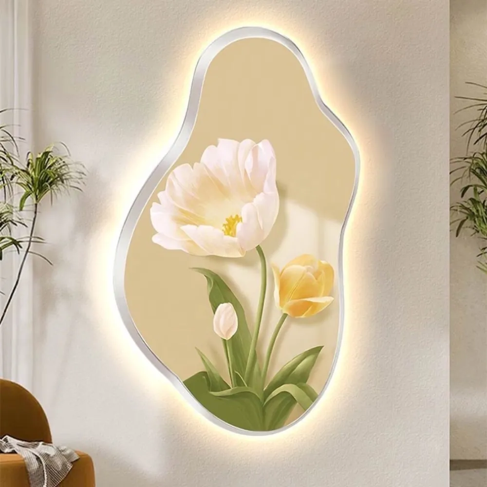 Bật mí bí quyết biến ngôi nhà thành vườn hoa rực rỡ với tranh hoa đèn LED nghệ thuật!
