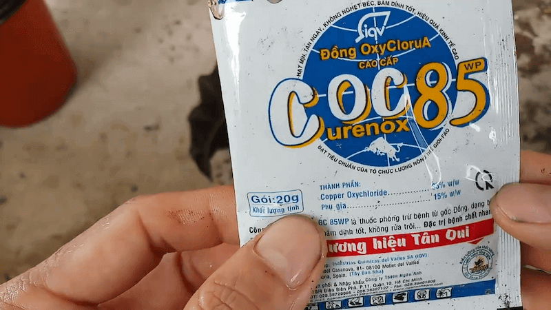 Một nhãn hiệu Made in Vietnam phòng trừ các bệnh từ gốc như nấm, thối,... rất hiệu quả.