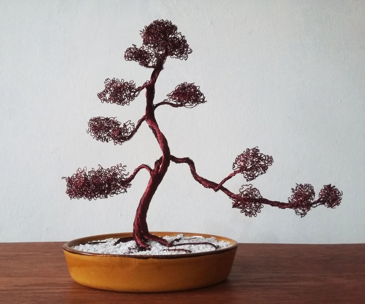 Một số tác phẩm nghệ thuật Bonsai dây đồng (Wire Bonsai) đẹp ngỡ ngàng