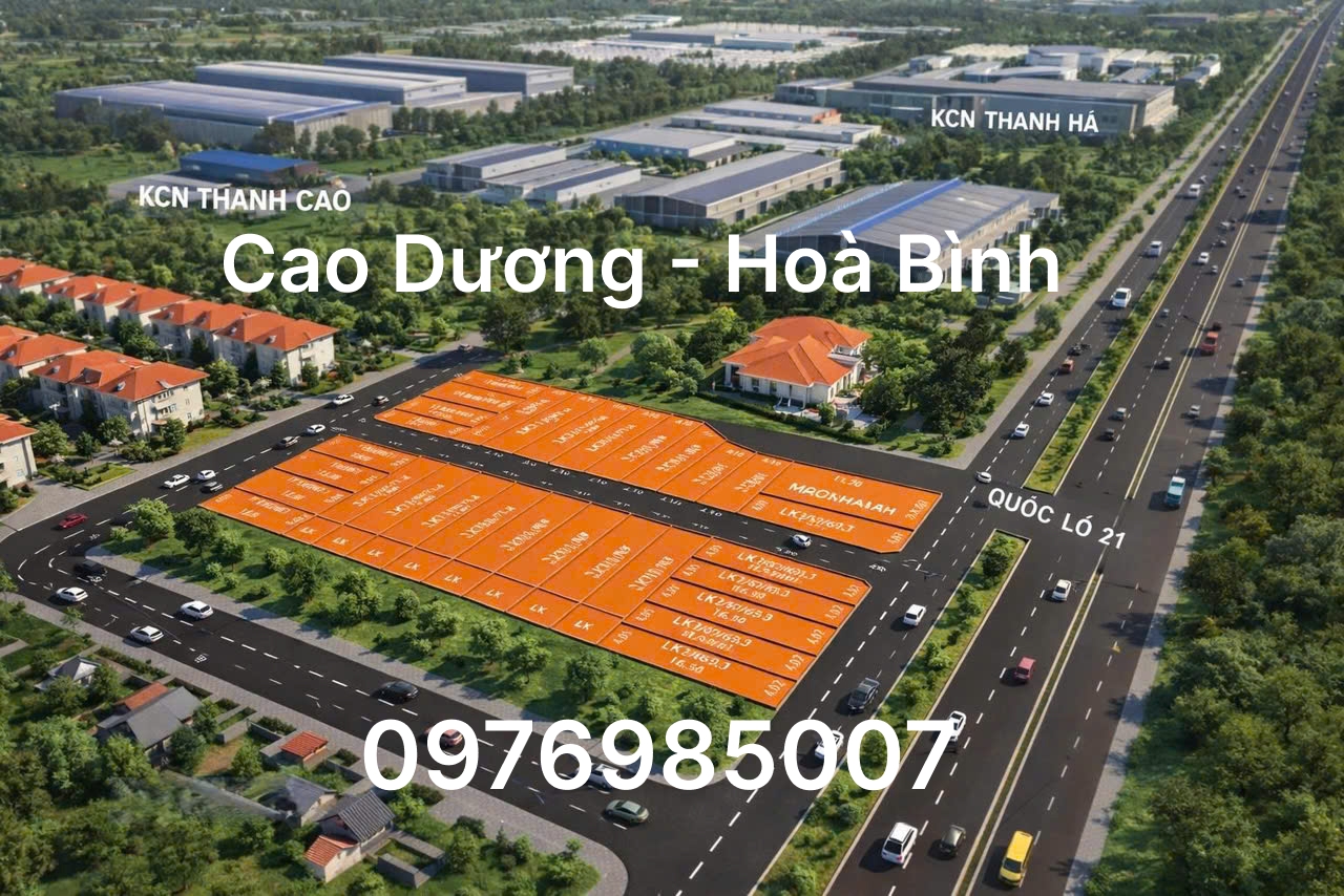 Bán đất nền Cao Dương Hoà Bình Giá Nhỉnh 600 triệu/Lô
