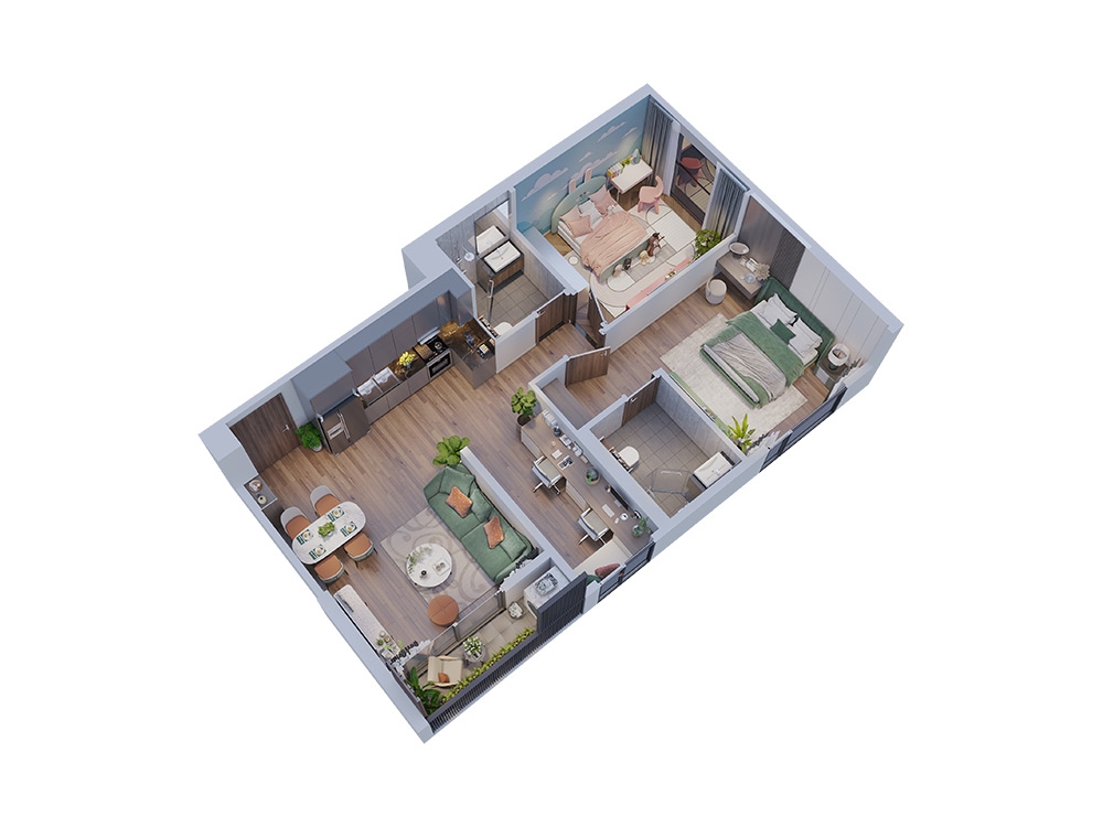 mat-bang-can-ho-2pn1-tc1-vinhomes-smart-city-76m2