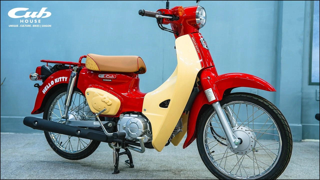 Honda Super Cub 50cc Hello Kitty – Biểu tượng dễ thương giới hạn đã có mặt tại Việt Nam